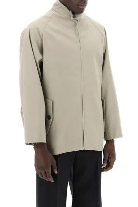 "jacket with curved back