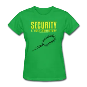 "Security E. Coli Laboratory" - Women's T-Shirt