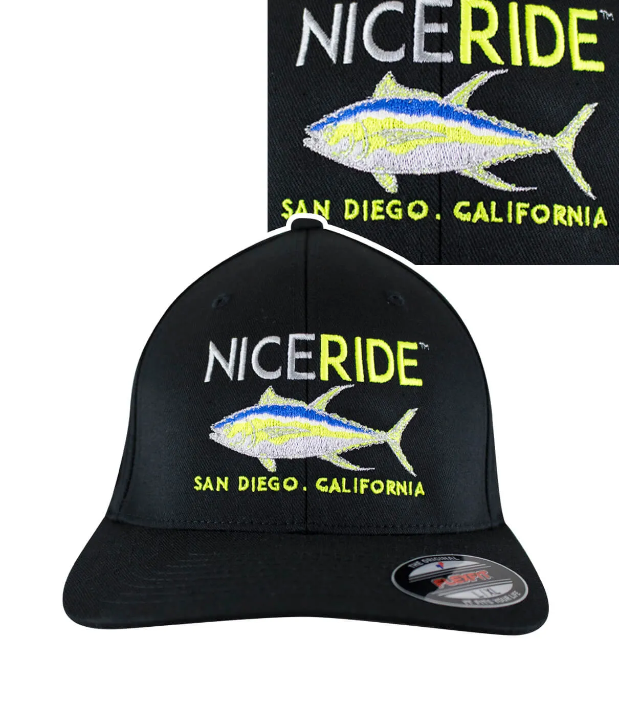 "Sorry Charlie" Black Classic Flexfit Hat
