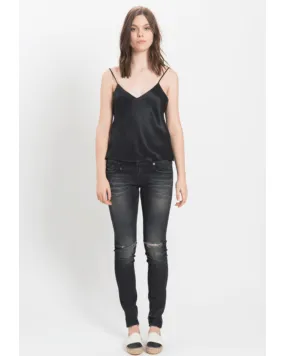 R13 Boy Skinny in Black