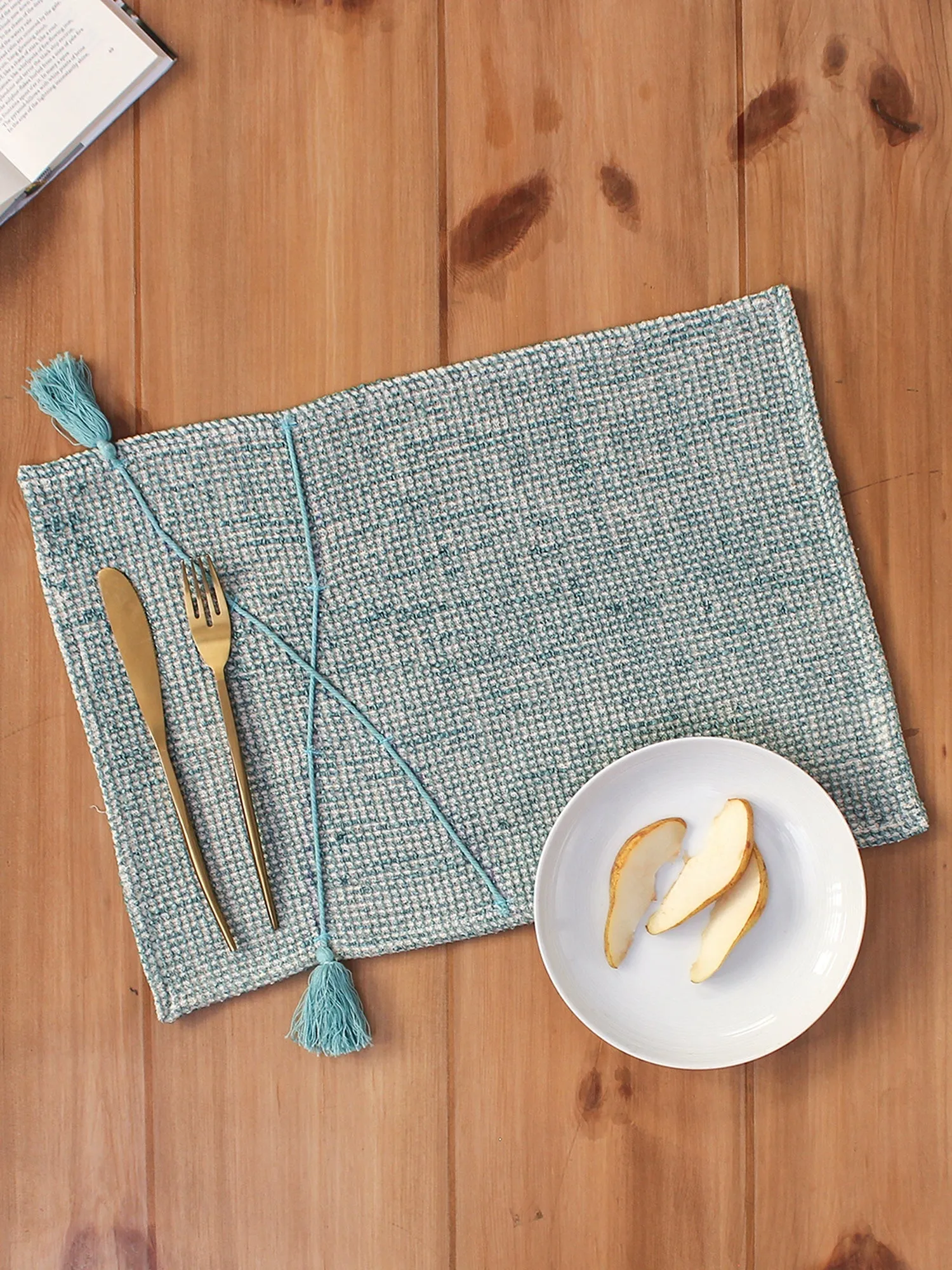 Raalhu - Set Of 2 Placemats (Blue)