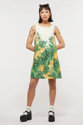 Rabbit Cotton Shift Dress