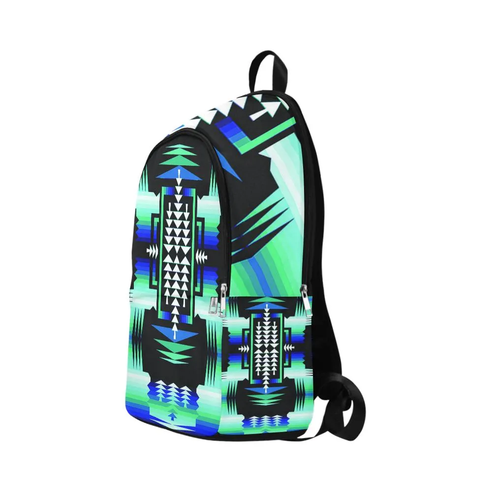 Rainy Skies Sage Large Backpack