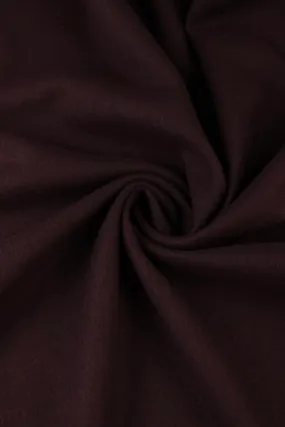 Raisin Moscow Brushed Wool Knit | By The Half Yard
