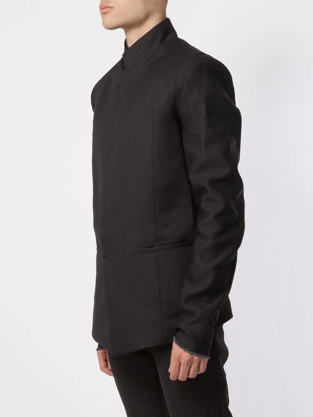 Ramie Wool Tailored Jacket