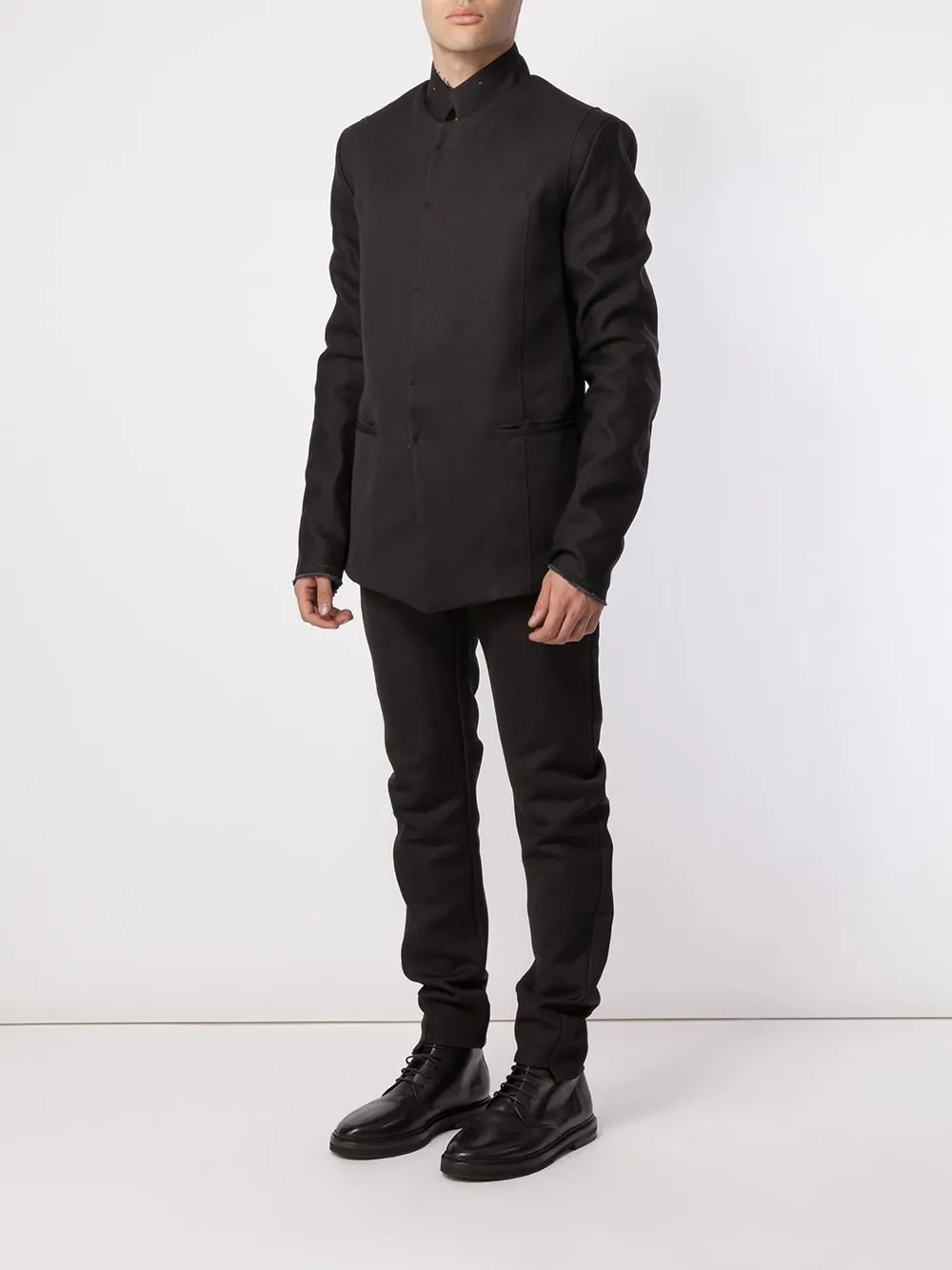 Ramie Wool Tailored Jacket