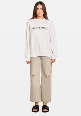 RAMONA SWEATSHIRT DOODLE IVORY