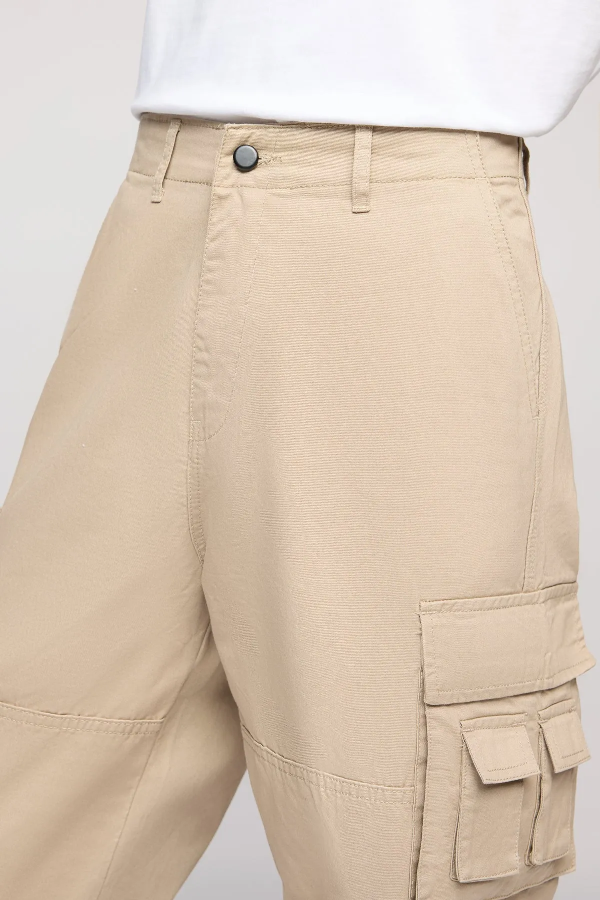 Ranger Beige Men's Utility Cargos