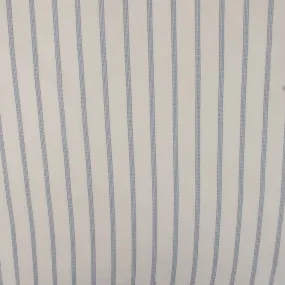 Rayon Poplin Stripe - Honeycomb Stripe - Medium blue
