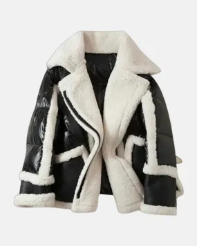 Real Wool Aviator Jacket