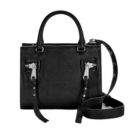 Rebecca Minkoff Geneva Small Satchel in Black