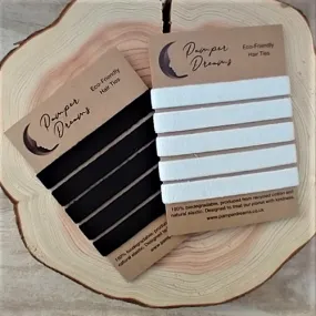 Recycled Cotton Eco-Friendly Hair Ties 5 Pack