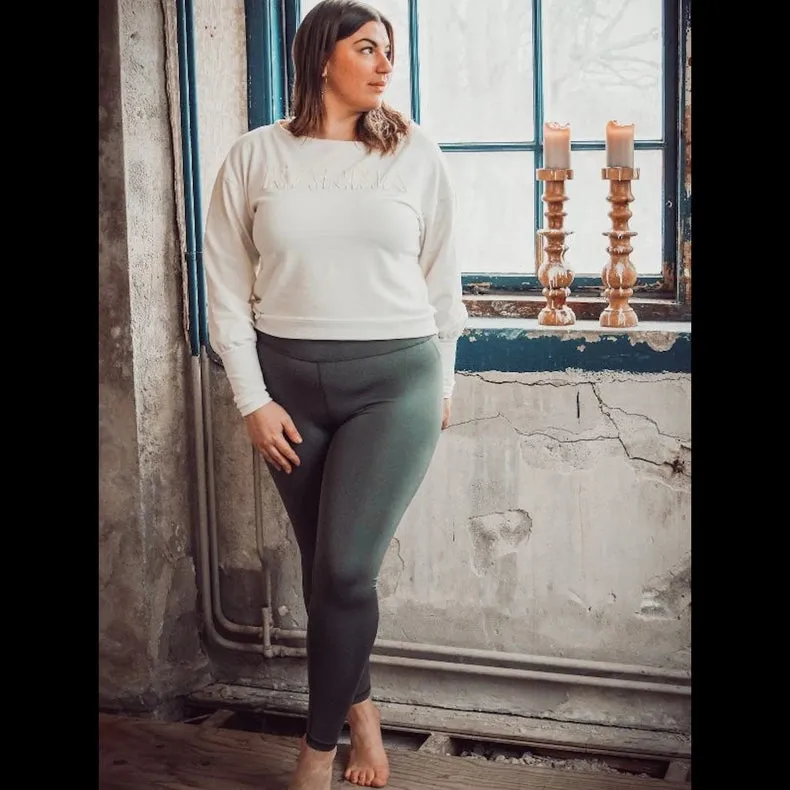 Recycled Yoga Leggings “Thyme”