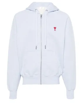 Red Adc Zipped Hoodie