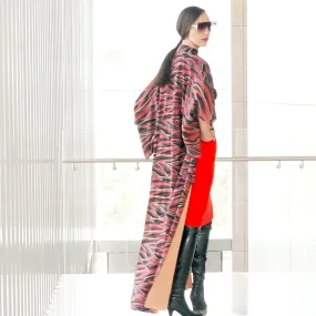 Red and Black Graffiti Kimono