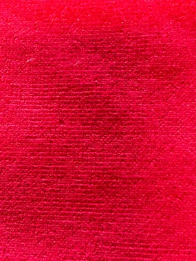Red Cotton Velvet - Emperor