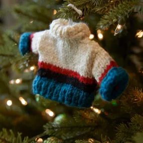 Red Heart Knit Best Guy Sweater Ornament