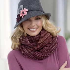 Red Heart Knit Continuous Wrap