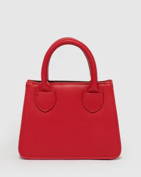 Red Sibel Mini Tote Bag