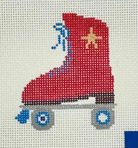 Red Skate with Gold Star