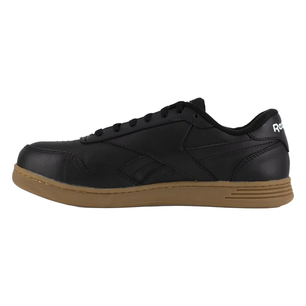 Reebok Men's Club Memt Classic Work Sneaker Composite Toe Rb4154 In Black And Gum