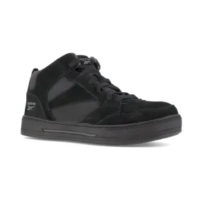 Reebok Men's Dayod Skateboard Work Shoe's High-top Composite Toe Rb1735 In Black