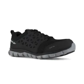 Reebok Sublite Cushion Athletic Work Shoe Women's Alloy Toe Rb041 In Black