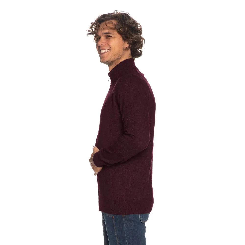 Refrigiwear Red Wool Men Cardigan