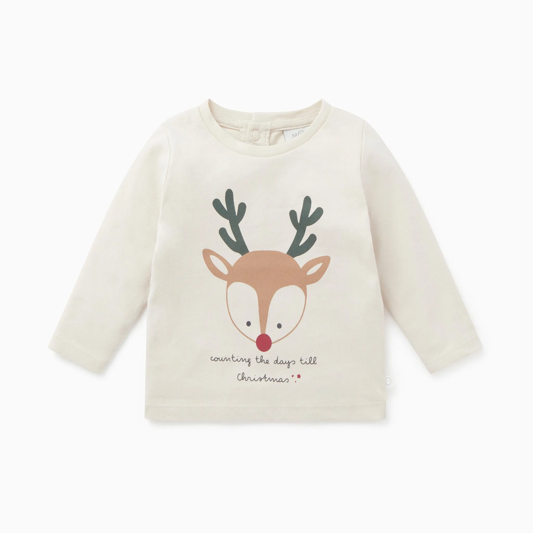 Reindeer Slogan Tee & Ribbed Leggings Outfit