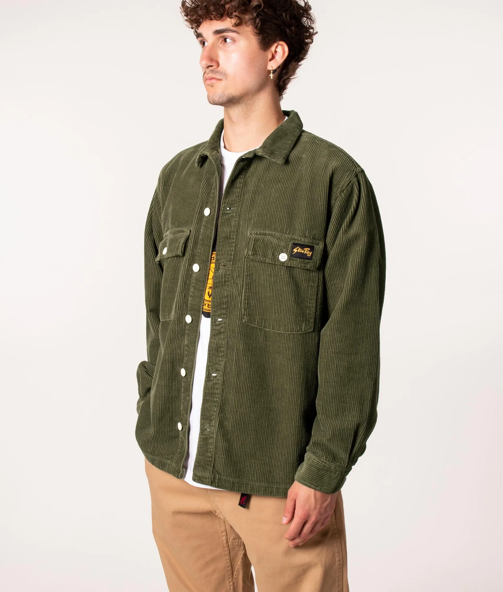 Relaxed Fit CPO Corduroy Overshirt