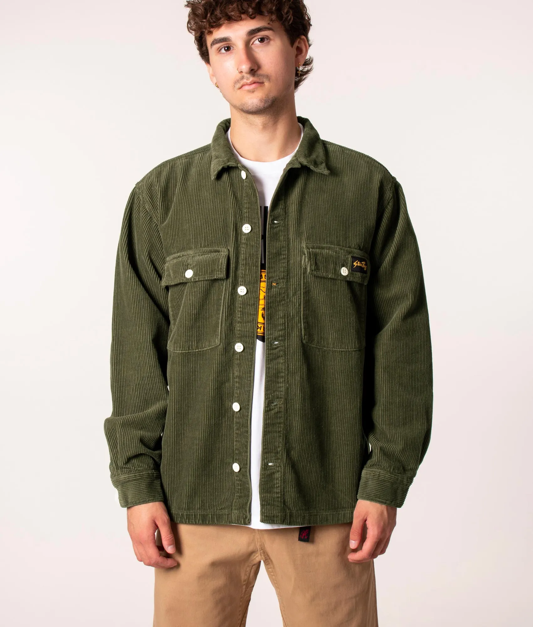 Relaxed Fit CPO Corduroy Overshirt