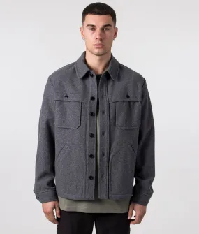 Relaxed Fit Smart Wool Overshirt