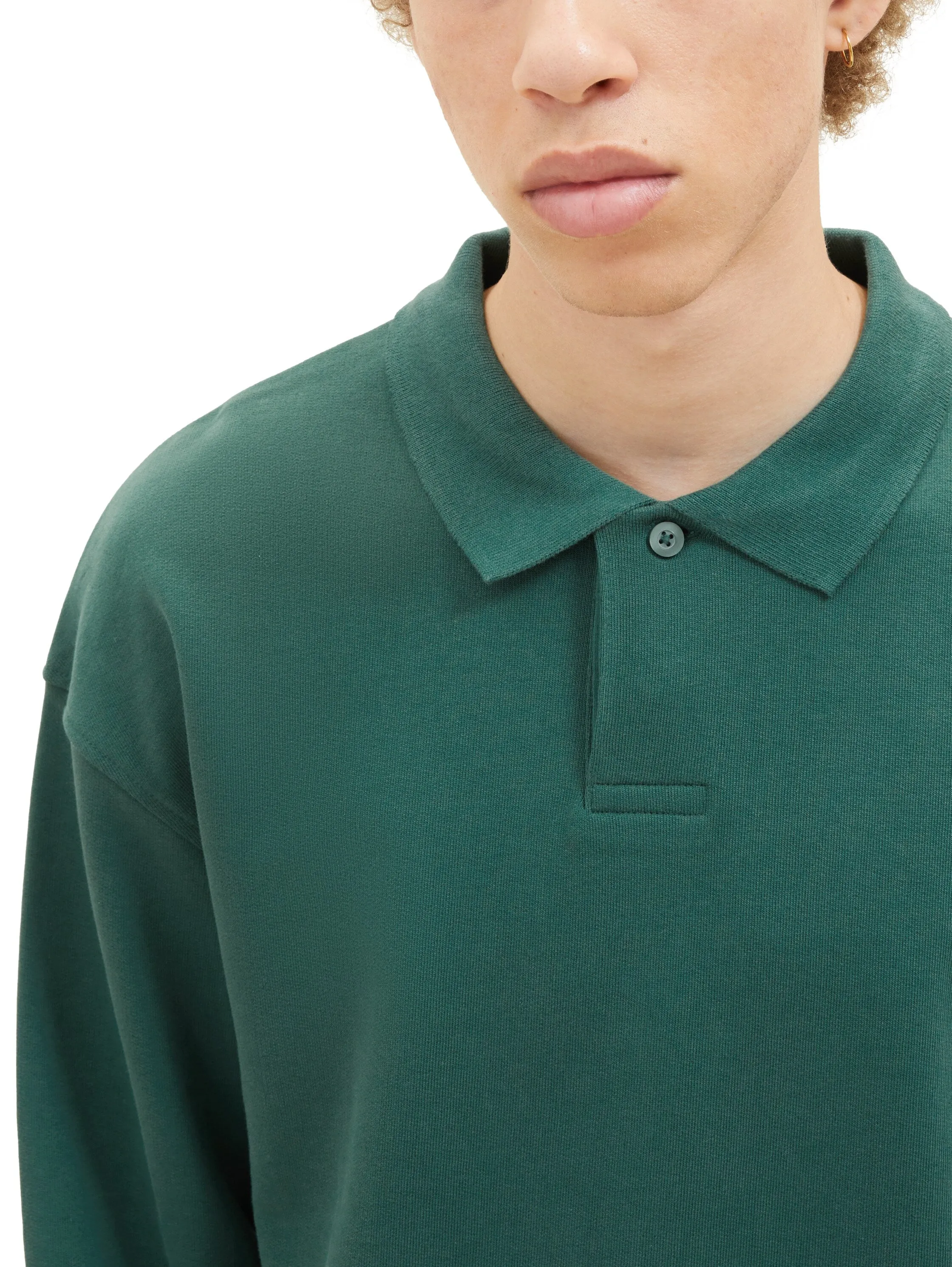 RELAXED SWEATER WITH COLLAR