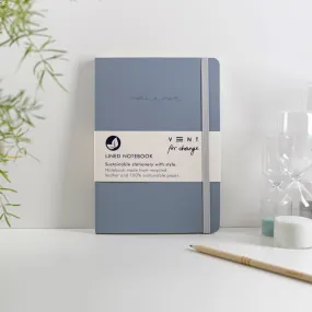 ReLeather & Sustainable A5 Make A Mark Notebook - Dusty Blue
