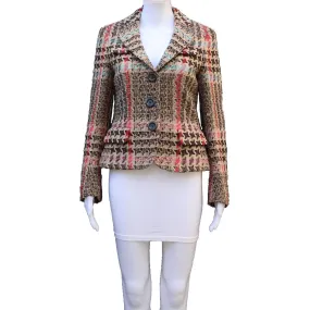 RENA LANGE MULTICOLOUR TWEED JACKET