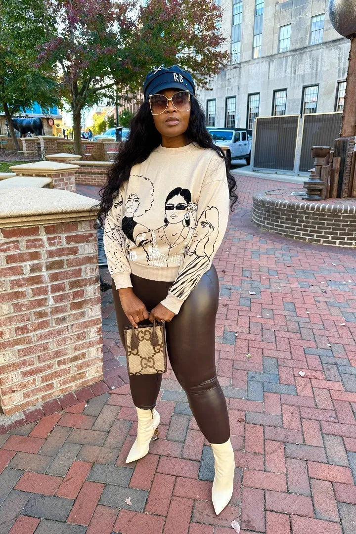 Restocked Fall Faux Leather Leggings Only - Chocolate