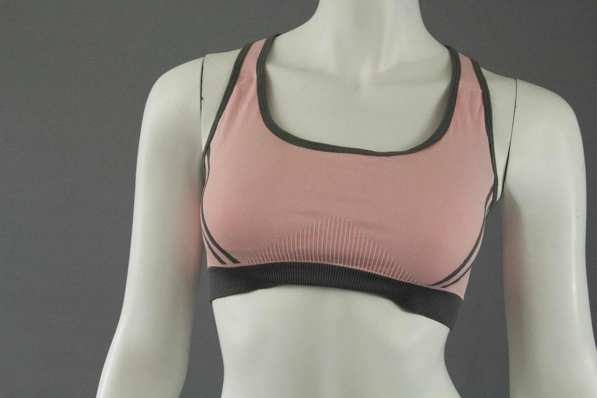 Reticulate Sports Bra Pink