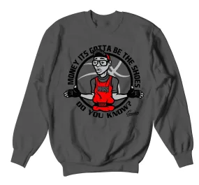 Retro 14 Quilted Gotta be Shoes Sweater