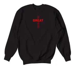 Retro 14 Quilted  Greatness Cross Sweater