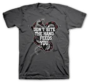 Retro 14 Quilted  Hand that Feeds Shirt