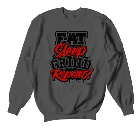 Retro 14 Quilted  Repeat Sweater