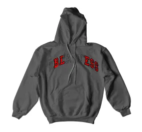 Retro 14 Quilted  Stitched Hoody
