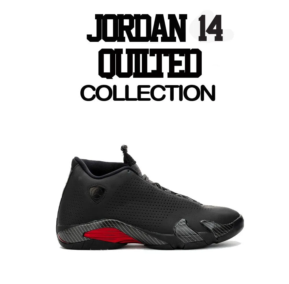 Retro 14 Quilted  Stitched Hoody