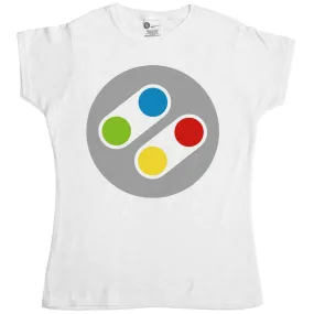 Retro Controller Womens Fitted T-Shirt