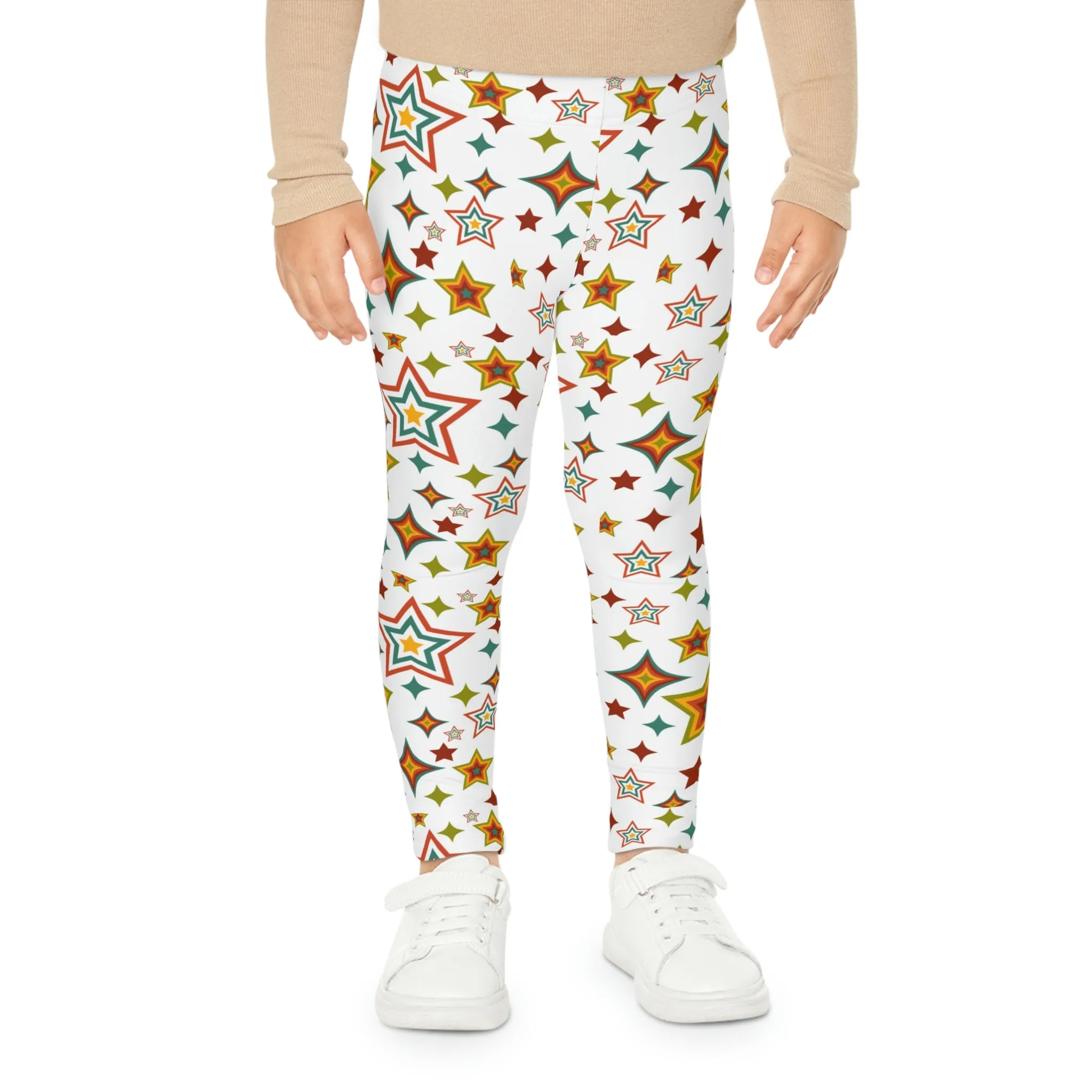 Retro Star Kids Leggings (AOP)