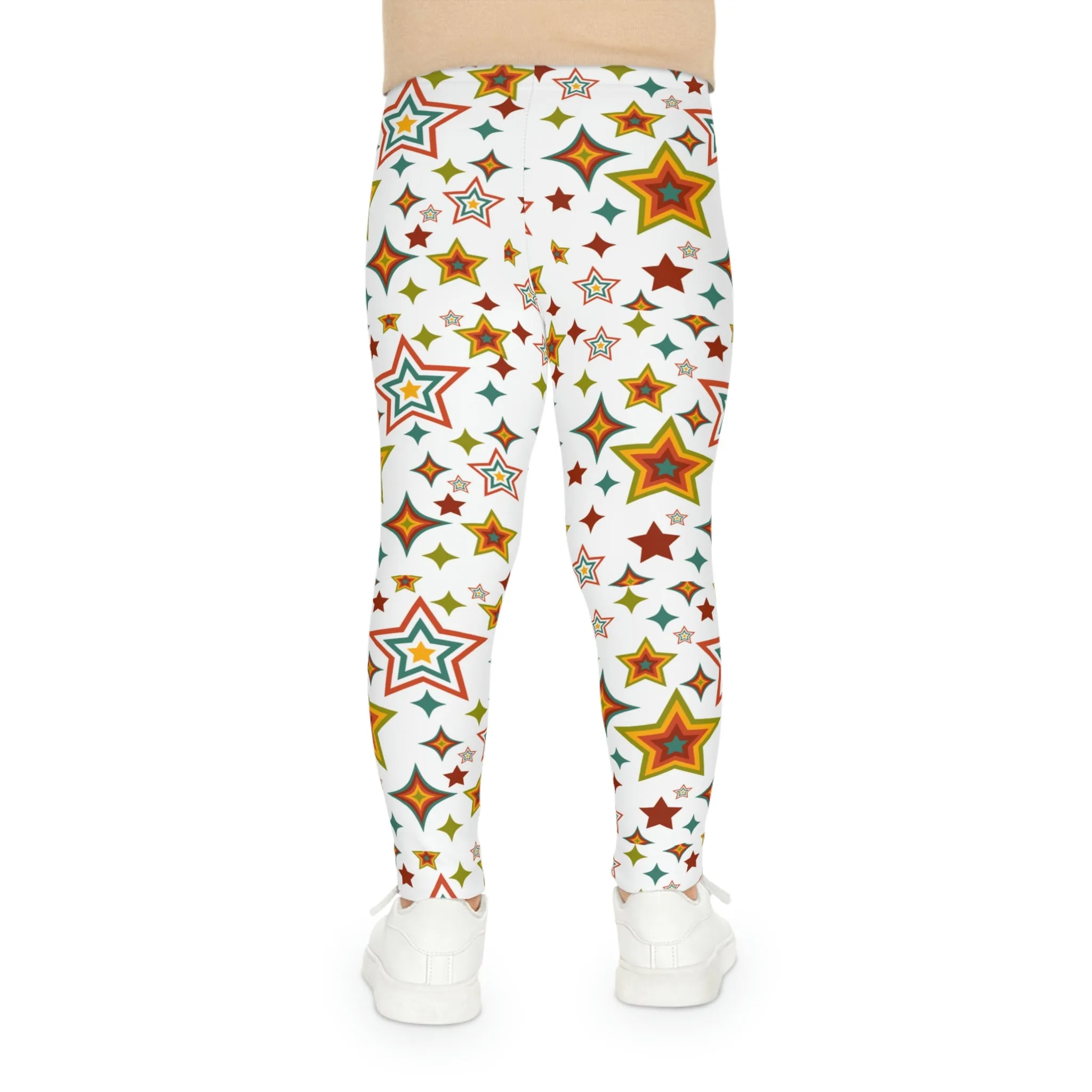 Retro Star Kids Leggings (AOP)