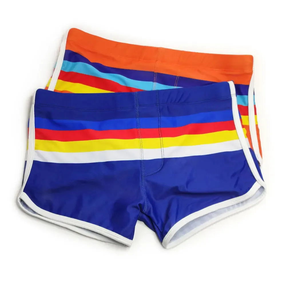 Retro Stripes Swim Trunk
