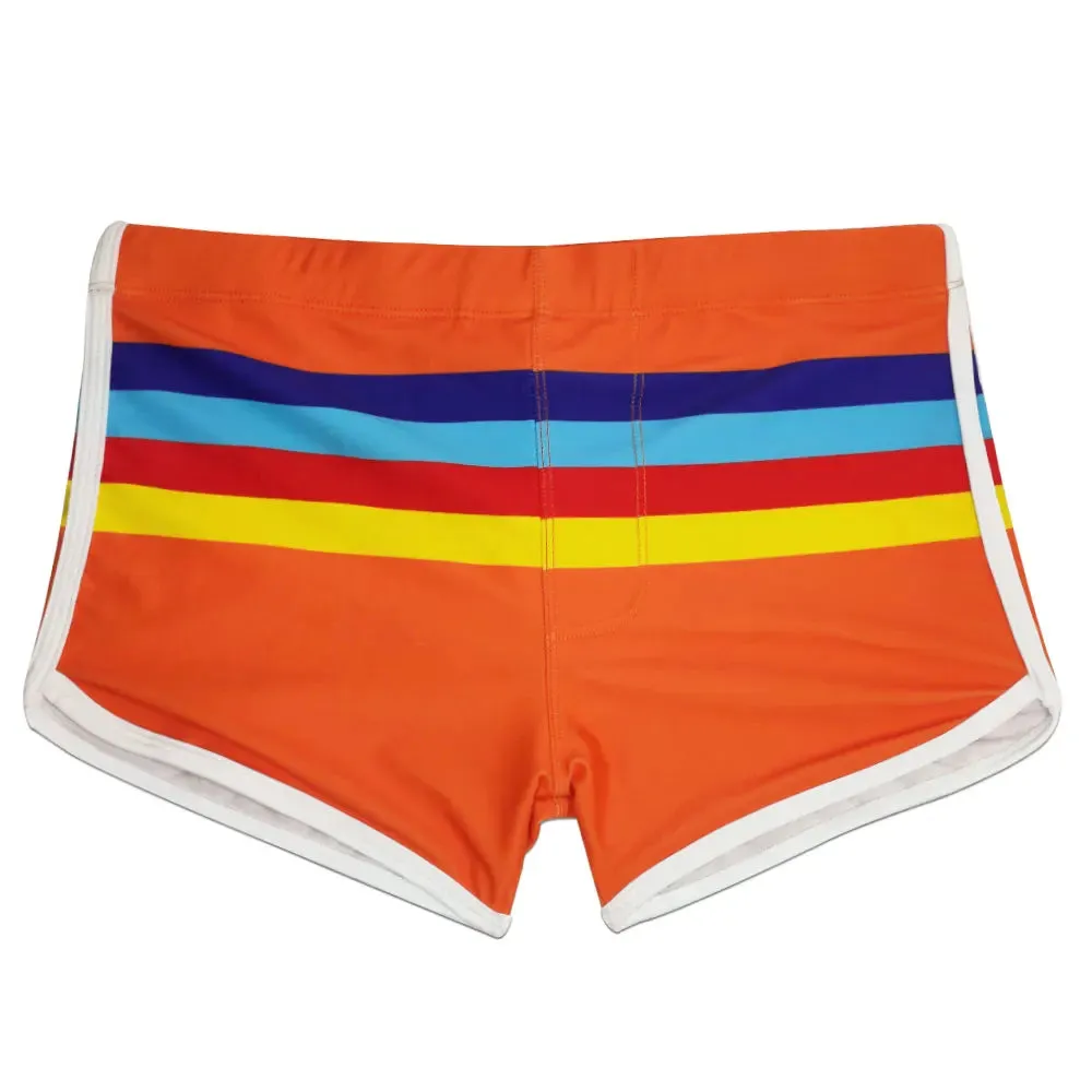 Retro Stripes Swim Trunk