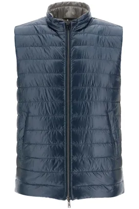 reversible black polyamide gilet PI001008U 12017Z 9296