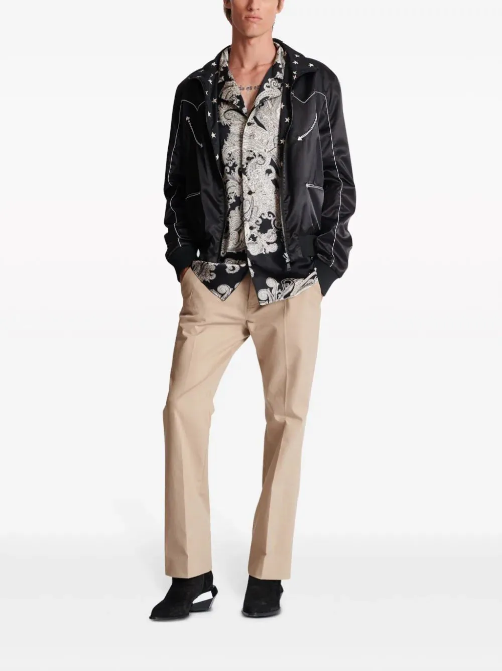 Reversible Western Cut & Star Blouson